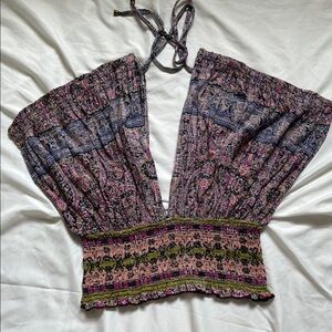 Free People Multicolor Bohemian Blouse